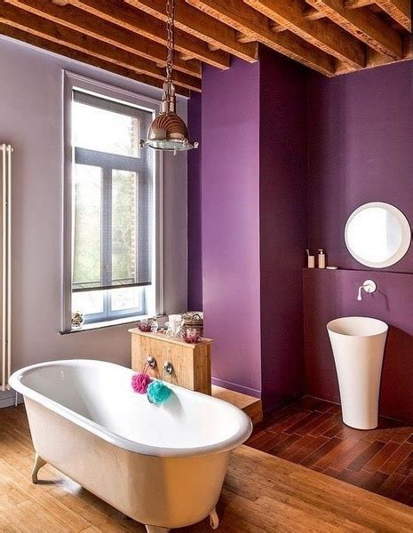 Because every space is different, we want to bring you inspiration and ideas to show off your individual style, even in the most unlikely places in your home. Bathroom Design Trends 2021 - Purple #interior #bathroom # ...