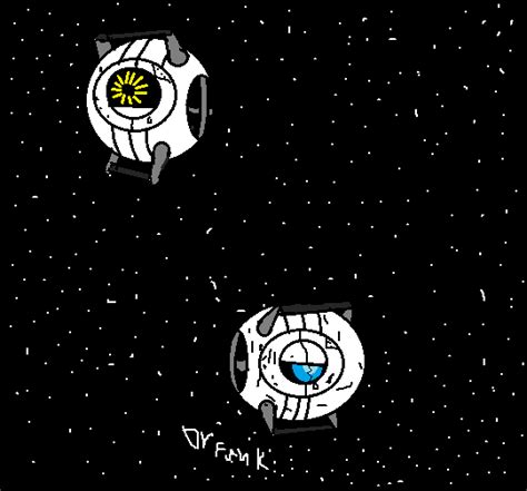 Wheatley And Space Core By Drfunk98 On Deviantart