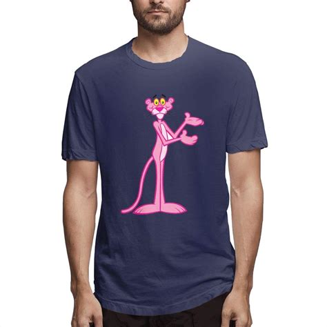Das Pink Panther Herren Baumwolle Kurzarm T Shirt Gym Running Top L