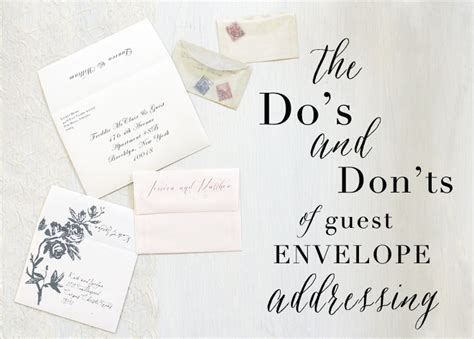 But keep the envelope addressed to your primary. How To Address Your Wedding Invites | Beacon Lane