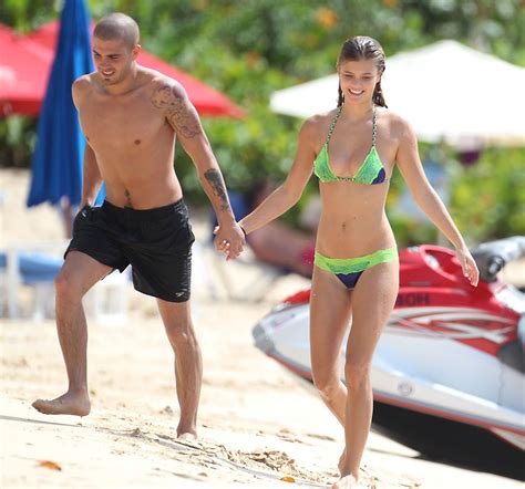 Max George And Girlfriend Nina Agdal On Holiday In The Caribbean Mirror Online