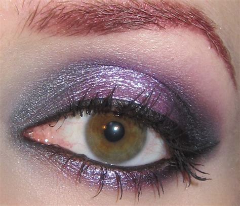 Glitter Is My Crack Dark Dramatic Smokey Purple Eye