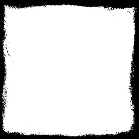 Grunge Photo Frame Png Transparent Background Free Download 35092