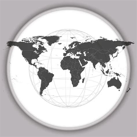 mapa del mundo negro vector gráfico vectorial © raevsky imagen 45438167