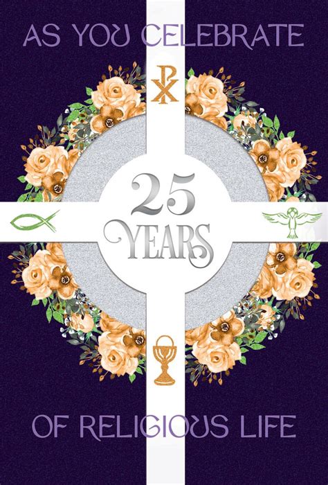 Silver Jubilee Religious Cards Sj54 Pack Of 12 2 Designs