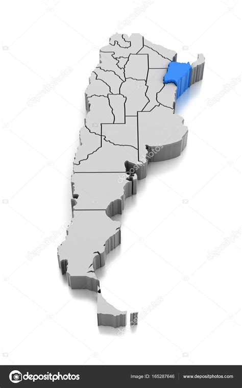 Map Of Corrientes Province Argentina Stock Photo By ©md3d 165287646