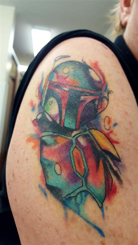 The mythosaur was the creature that gave the mandalorian their special powers. My finished (3 days ago) mandalorian tattoo by Cassie ...