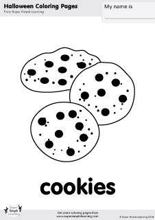 These cookies enable the website to provide enhanced functionality and personalisation. Free cookies coloring page from Super Simple Learning ...