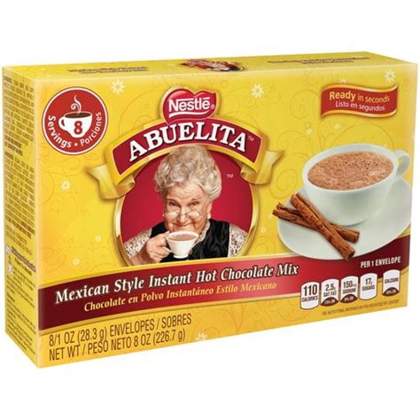 nestle abuelita mexican style instant hot chocolate mix 1 oz 8 ct