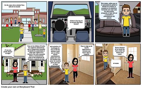 Comic De El Calentamiento Global Storyboard By Maferdalma The Best