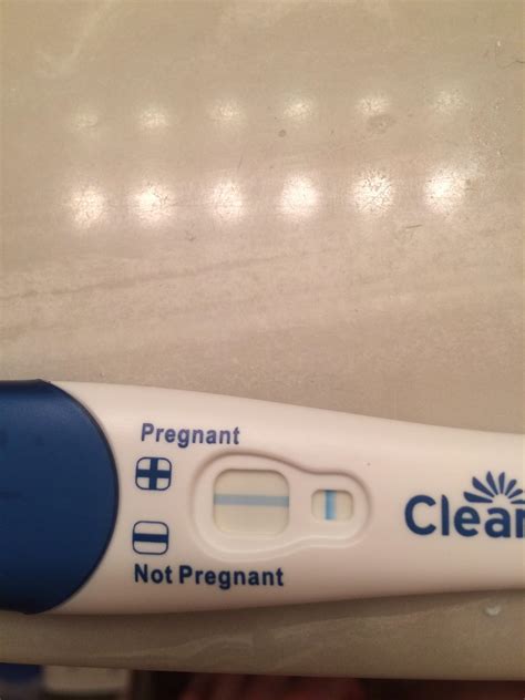 Should pregnancy tests get many pregnancy tests show pink or blue lines to indicate whether a test is positive or not, and. Clear Blue Digital False Negative - pregnancy test