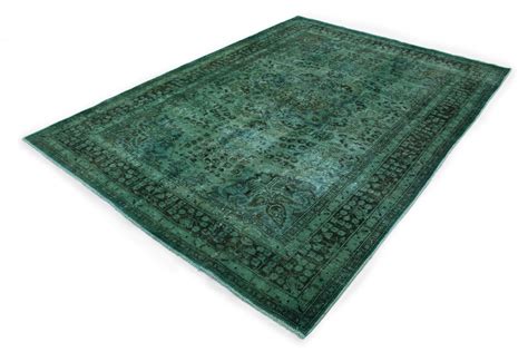 ✔ wir haben festgestellt, dass viele ältere teppiche in modernen einrichtungen keinen gefallen finden. Vintage Teppich Grün Türkis in 280x200 (1001-167222 ...