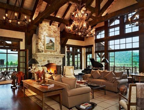 Style At Home Stone Fireplace Designs Fireplace Ideas Rustic Western