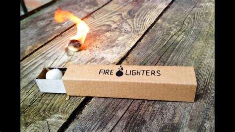 How To Make A Firelighter Youtube