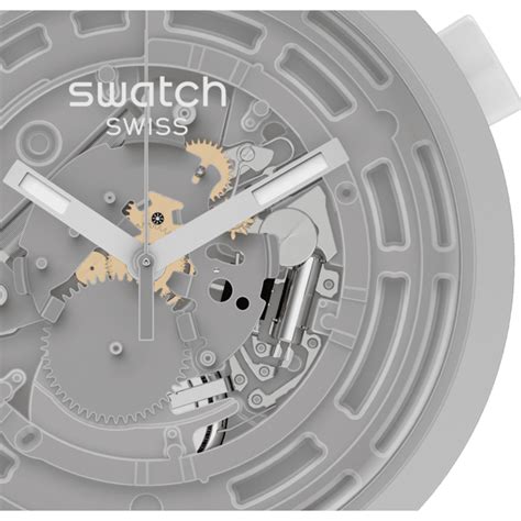 Sb03m100 Swatch C Grey Bioceramic Grey Watch