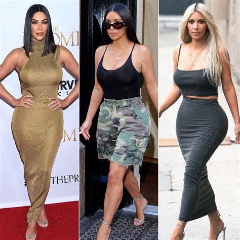 Kim Kardashians Body Evolution Through The Years Us Weekly
