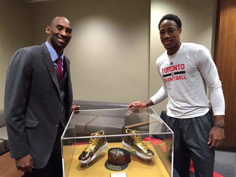 Demar derozan cyberface, hair and. Toronto Raptors Give Kobe Bryant Custom Sneakers After ...