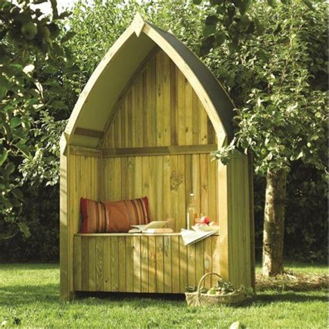 Rustic arch of quality timber produced by rowlinson. 12 Wooden Garden Arbours For Completely Enjoyment During ...