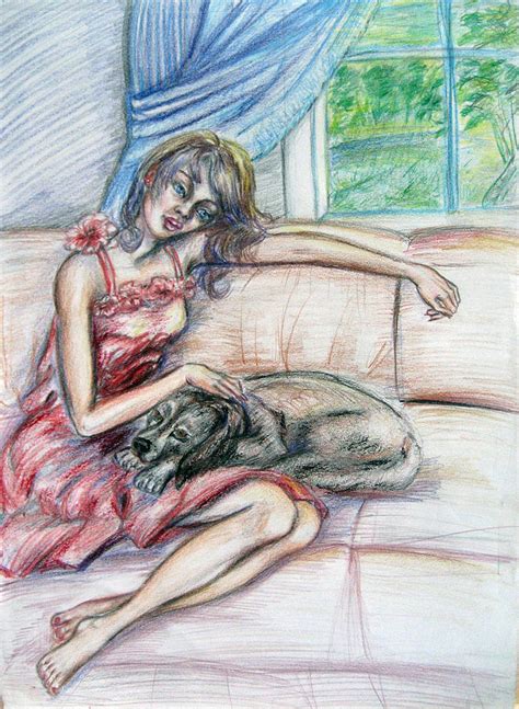 Relaxation Painting By Yelena Rubin Fine Art America