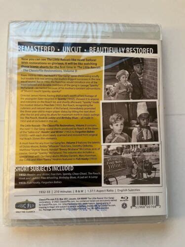 the little rascals the classicflix restorations volume 3 blu ray for sale online ebay