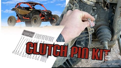 Quick Clutch Cover Pin Kit For Can Am X3 Belt Changed In Less Then 5