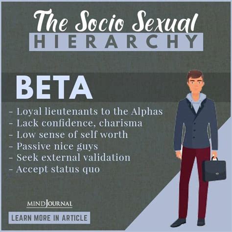 Socio Sexual Hierarchy Rank Are You An Alpha Or Beta Male