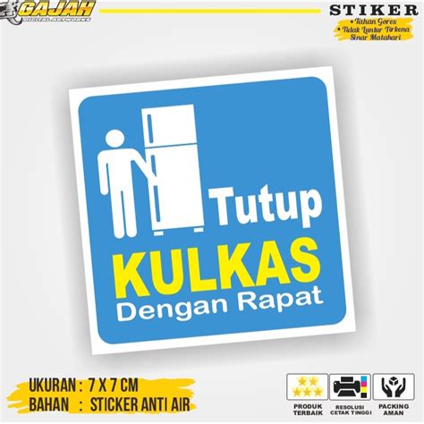 Jual Stiker Tutup Kulkas Stiker Hemat Energi Stiker Hemat Listrik Shopee Indonesia