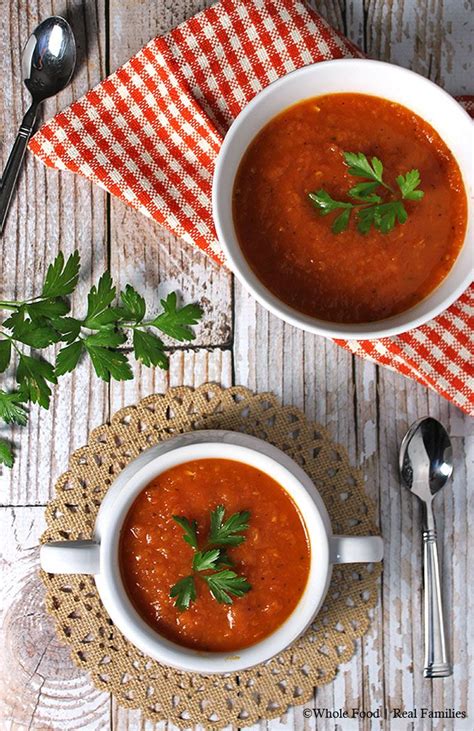Classic Tomato Soup From Fresh Tomatoes Fresh Tomato Soup Clean