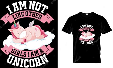 Diseño De Camiseta De Unicornio Y Arcoiris Vector Premium