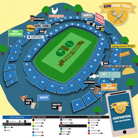 Stadium Maps Gio Stadium Canberra