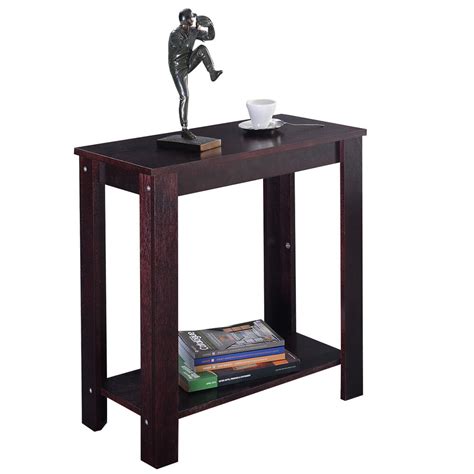 Chair Side Table Coffee Sofa Wooden End Shelf Living Room ...