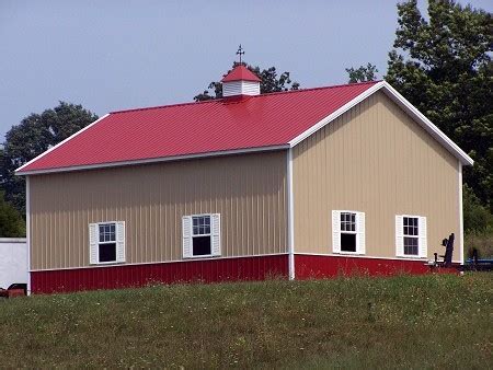 Sometimes a concrete foundation is added (especially for house pole barns), but many will have a simple dirt floor. Post Frame Applications