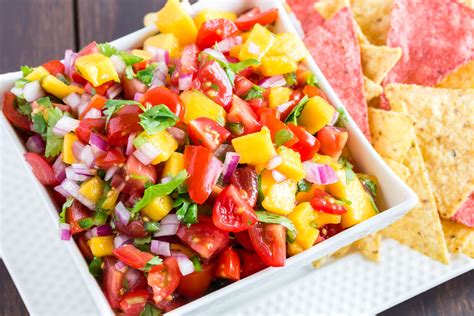 Fresh Mango Salsa Tastes Of Homemade