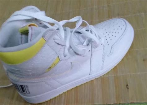 Air Jordan 1 Barcode White Yellow Release Info Sneakerfiles