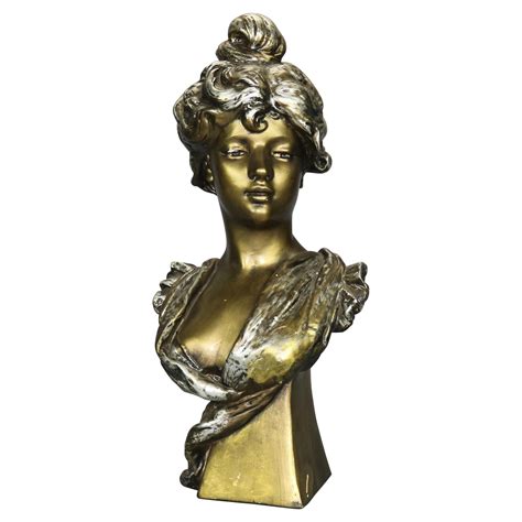 Art Nouveau Woman Sculpture Or Bust For Sale At 1stdibs