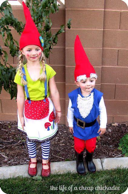 The Life Of A Cheap Chickadee Mr And Mrs Gnome Halloween Costume And