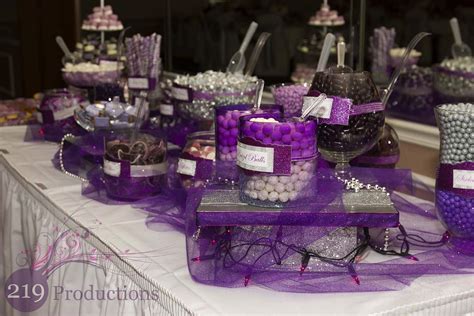 60 Awesome Purple Candy Table For Your Wedding Purple Candy Buffet