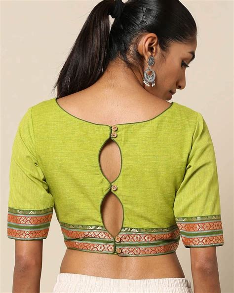 38 Simple And Stylish Blouse Back Neck Designs Keep Me Stylish