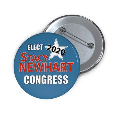 Custom Campaign Buttons Newhart For Congress Pin Back Buttons