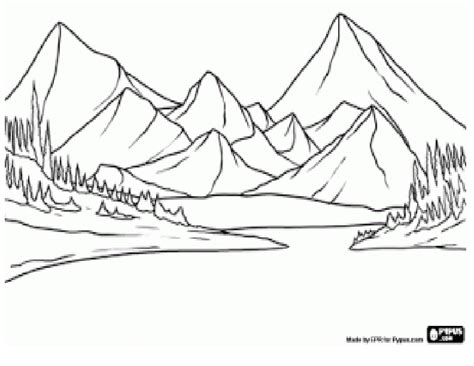Un paisaje para dibujar sencillo - Imagui