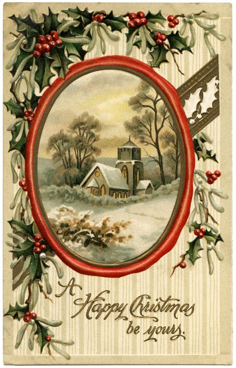 Best Free Printable Vintage Christmas Cards Pdf For Free At Printablee