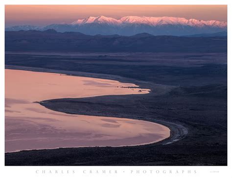 Sunset Mono Lake And White Mountains Photographs By Charles Cramer