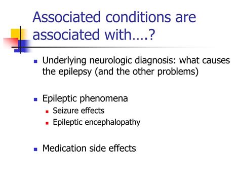 Ppt The Whole Child Conditions Associated With Pediatric Epilepsy