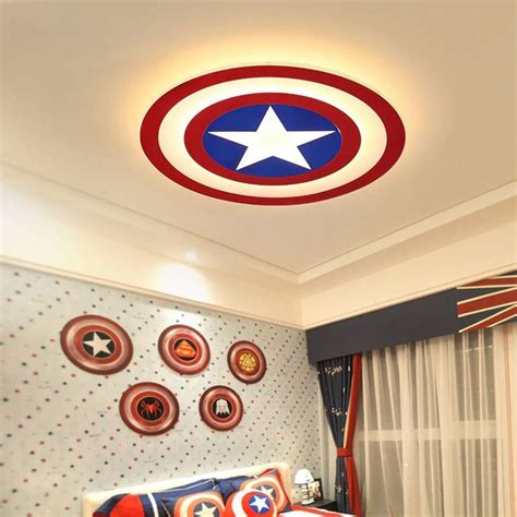 luminaire abajur acrylic led ceiling light captain america