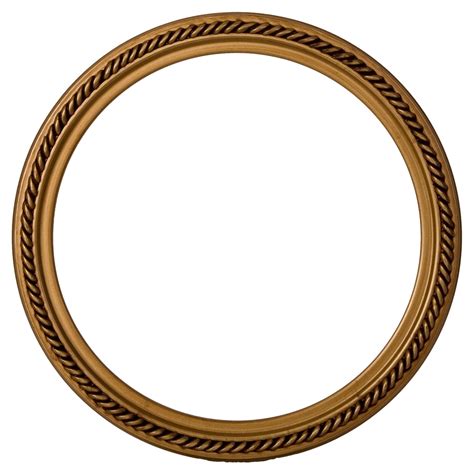 Round Frame Png Transparent Image Circular Gold Frame Png Image With