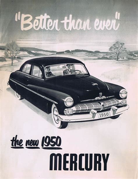 1950 Mercury Brochure