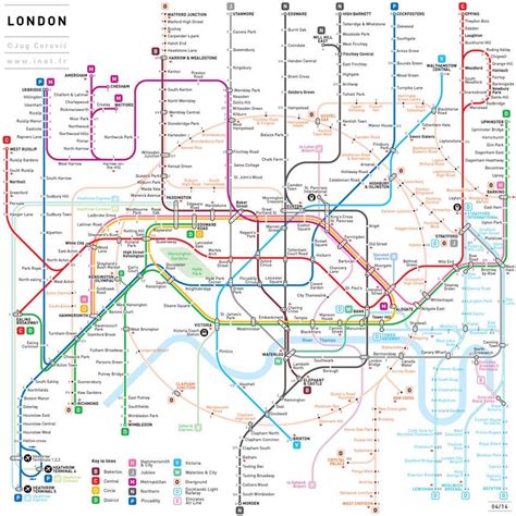 London Underground Alternative Tube Maps Travel