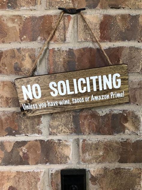 Funny No Soliciting Signs No Soliciting Funny Sign Porch Etsy