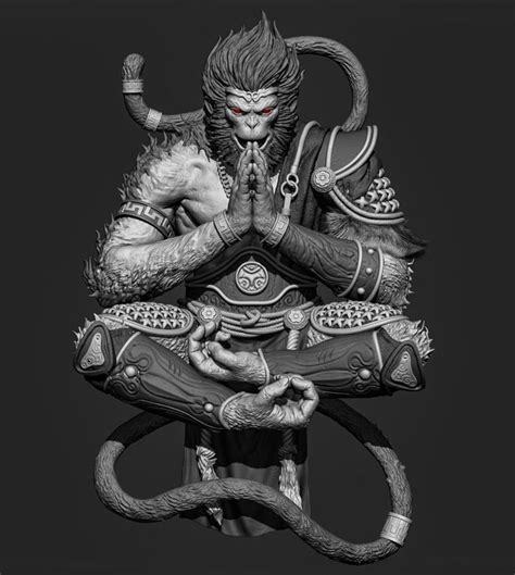 D Printable Model The Monkey King Cgtrader In Monkey King