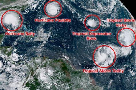 Five Tropical Storms In Atlantic For First Time In Nearly 50 Years